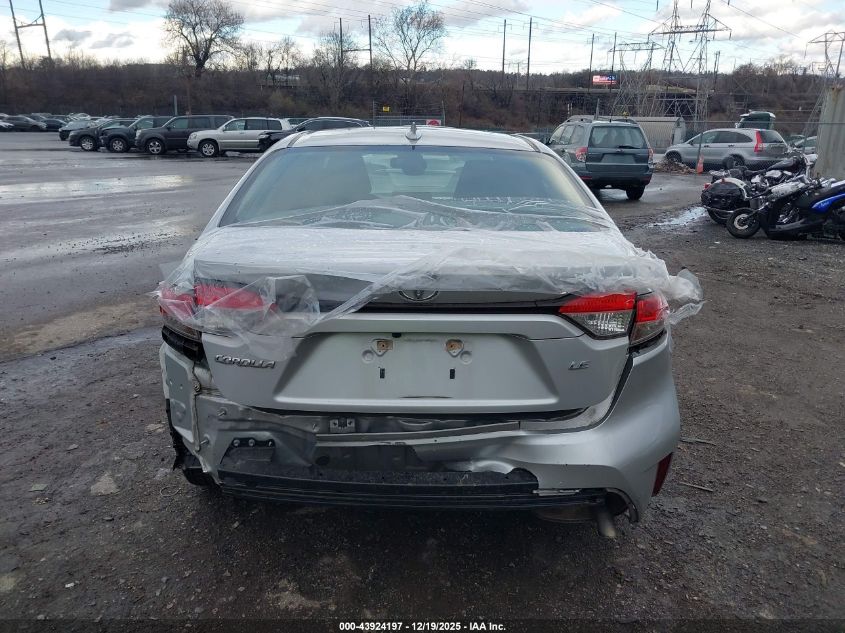 2020 Toyota Corolla Le VIN: JTDEPRAE8LJ045315 Lot: 43924197