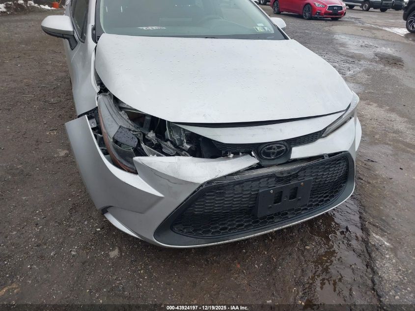 2020 Toyota Corolla Le VIN: JTDEPRAE8LJ045315 Lot: 43924197
