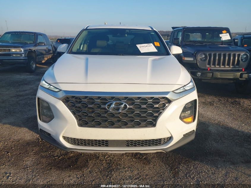 2020 Hyundai Santa Fe Se VIN: 5NMS23AD1LH191471 Lot: 43924227