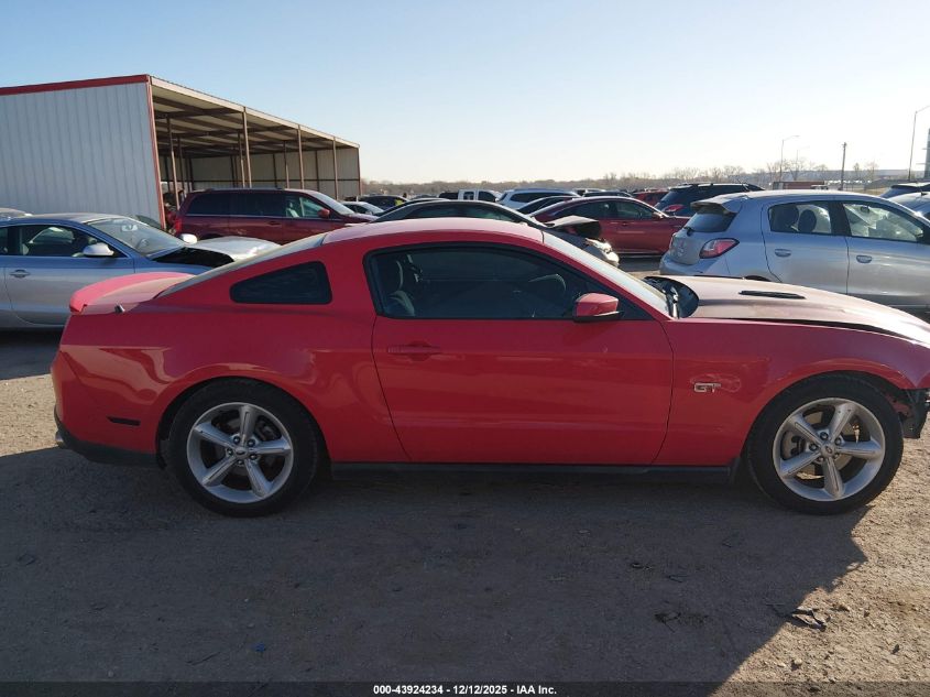 2010 Ford Mustang Gt/Gt Premium VIN: 1ZVBP8CH5A5150854 Lot: 43924234