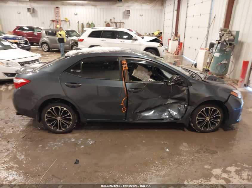 2014 Toyota Corolla S Plus VIN: 2T1BURHE8EC085345 Lot: 43924246