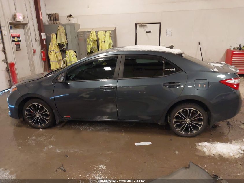 2014 Toyota Corolla S Plus VIN: 2T1BURHE8EC085345 Lot: 43924246