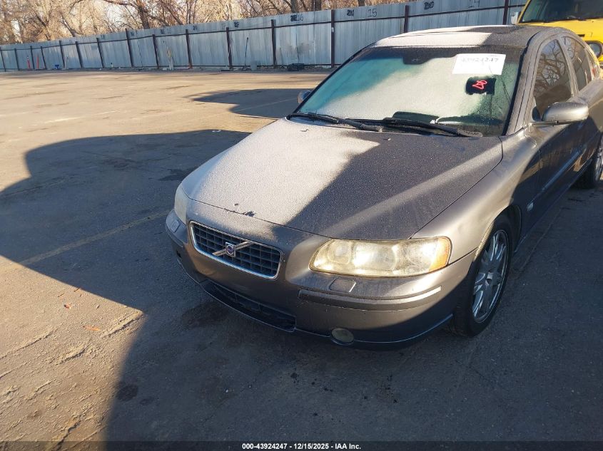 2006 Volvo S60 2.5T VIN: YV1RH592262545867 Lot: 43924247