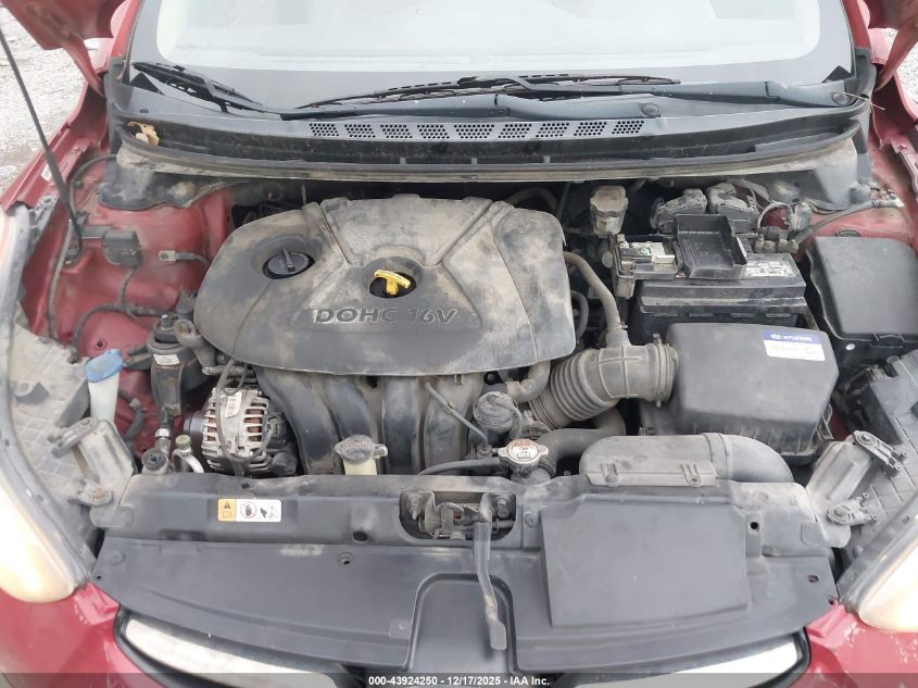 2012 Hyundai Elantra Limited (Ulsan Plant) VIN: KMHDH4AE2CU359256 Lot: 43924250