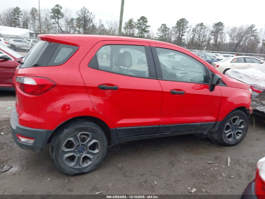2019 Ford Ecosport S VIN: MAJ3S2FE7KC294607 Lot: 43924252