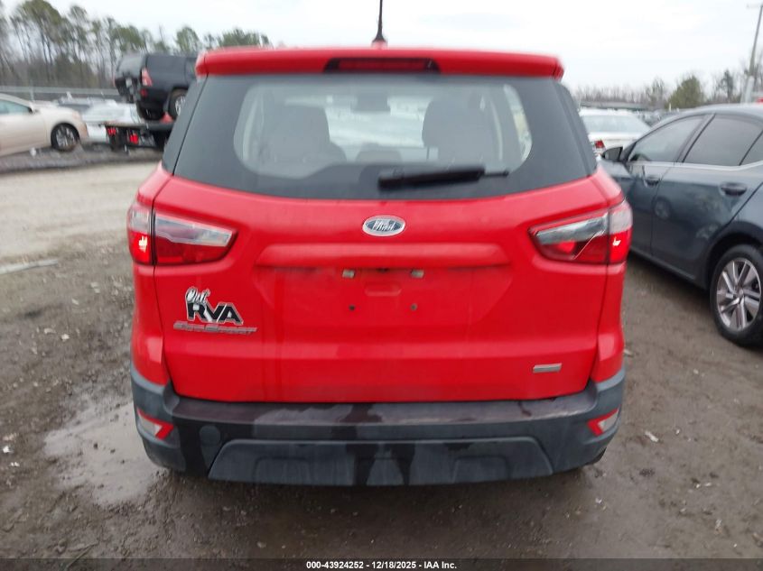 2019 Ford Ecosport S VIN: MAJ3S2FE7KC294607 Lot: 43924252