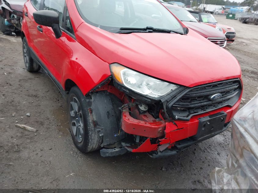2019 Ford Ecosport S VIN: MAJ3S2FE7KC294607 Lot: 43924252