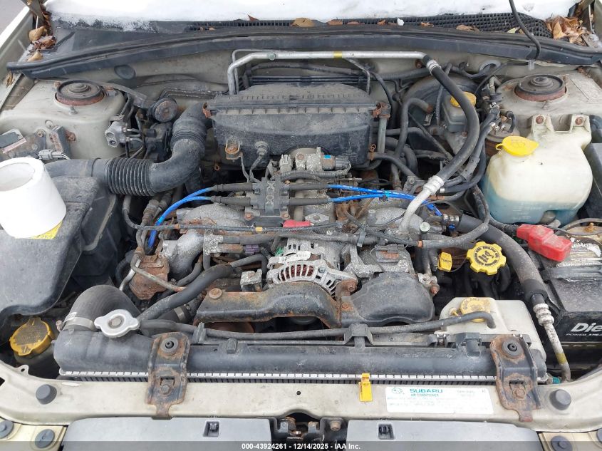 2003 Subaru Forester X VIN: JF1SG63663H761571 Lot: 43924261