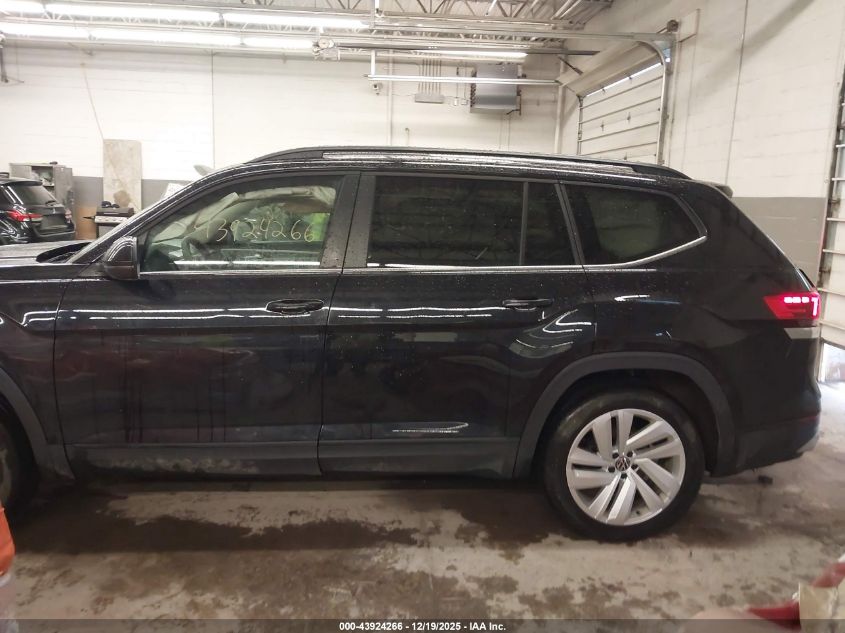 2021 Volkswagen Atlas 3.6L V6 Se W/Technology VIN: 1V2HR2CA3MC599875 Lot: 43924266