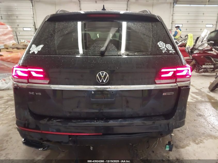 2021 Volkswagen Atlas 3.6L V6 Se W/Technology VIN: 1V2HR2CA3MC599875 Lot: 43924266