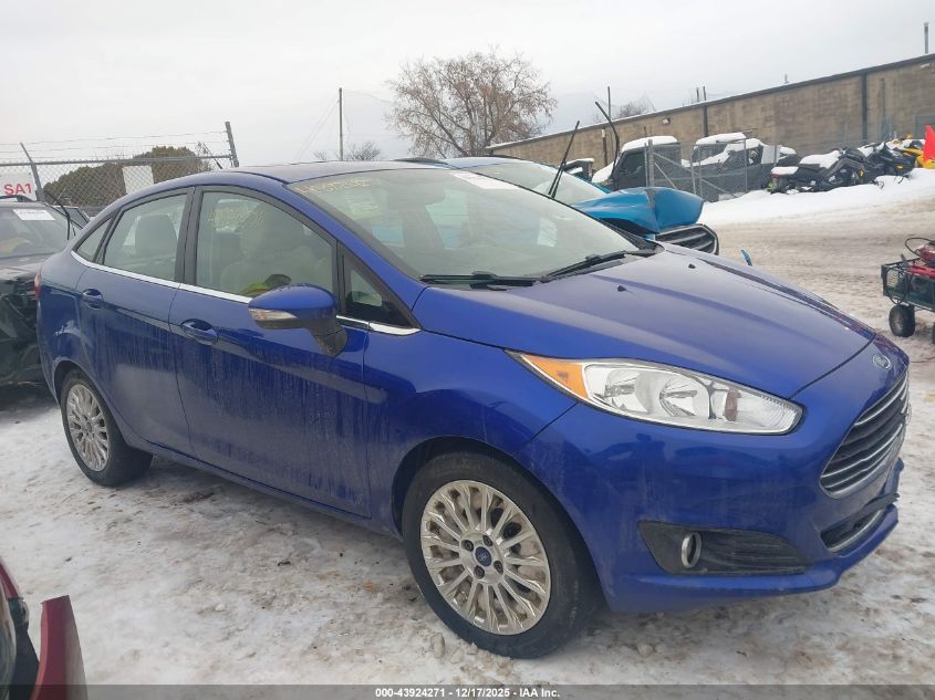 2014 Ford Fiesta Titanium VIN: 3FADP4CJ3EM195594 Lot: 43924271