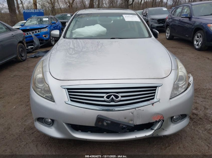 2011 Infiniti G25X VIN: JN1DV6AR7BM651238 Lot: 43924273