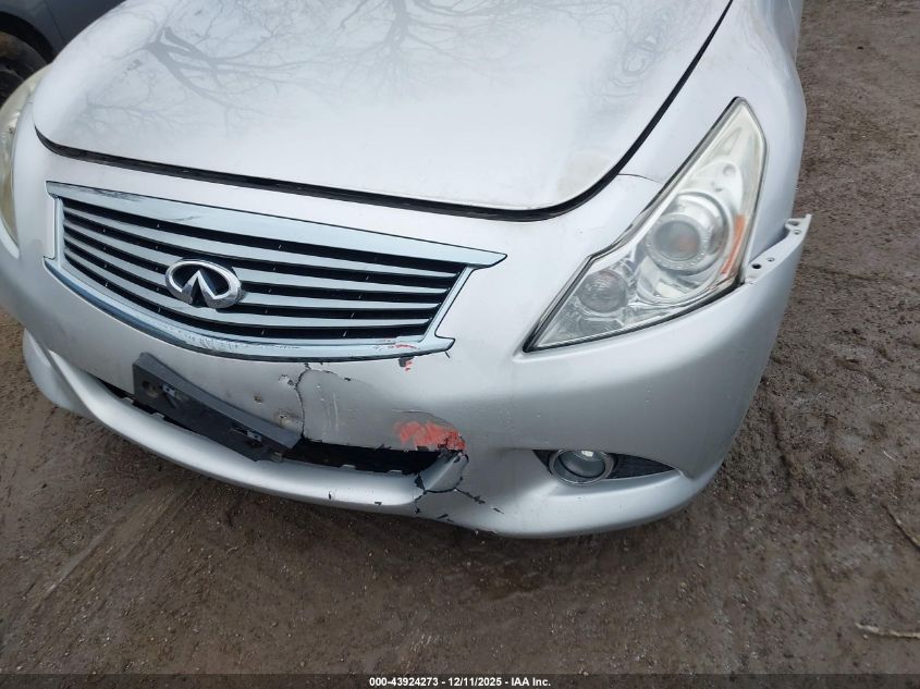 2011 Infiniti G25X VIN: JN1DV6AR7BM651238 Lot: 43924273