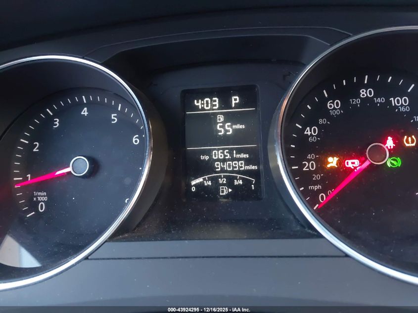 2017 Volkswagen Jetta 1.4T S VIN: 3VW2B7AJ0HM221672 Lot: 43924295