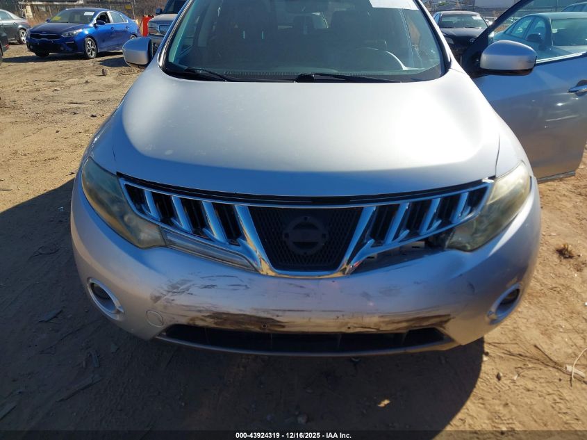 2009 Nissan Murano Sl VIN: JN8AZ18U79W030425 Lot: 43924319