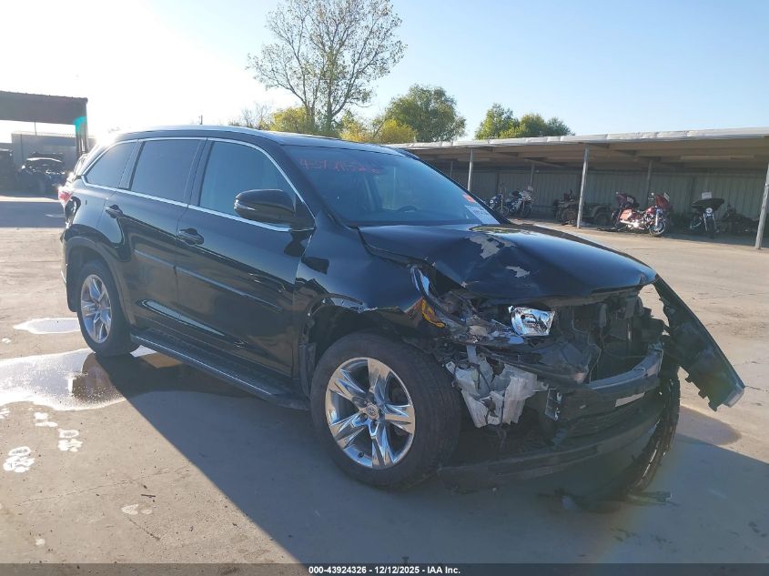 TOYOTA HIGHLANDER LIMITED PLATINUM V6
