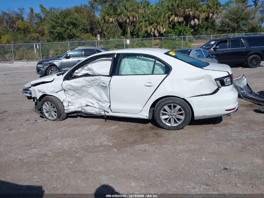2016 Volkswagen Jetta 1.4T S VIN: 3VW167AJ6GM306305 Lot: 43924329