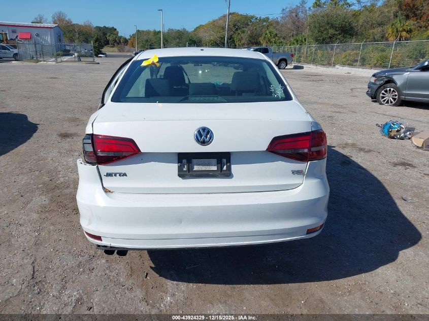 2016 Volkswagen Jetta 1.4T S VIN: 3VW167AJ6GM306305 Lot: 43924329