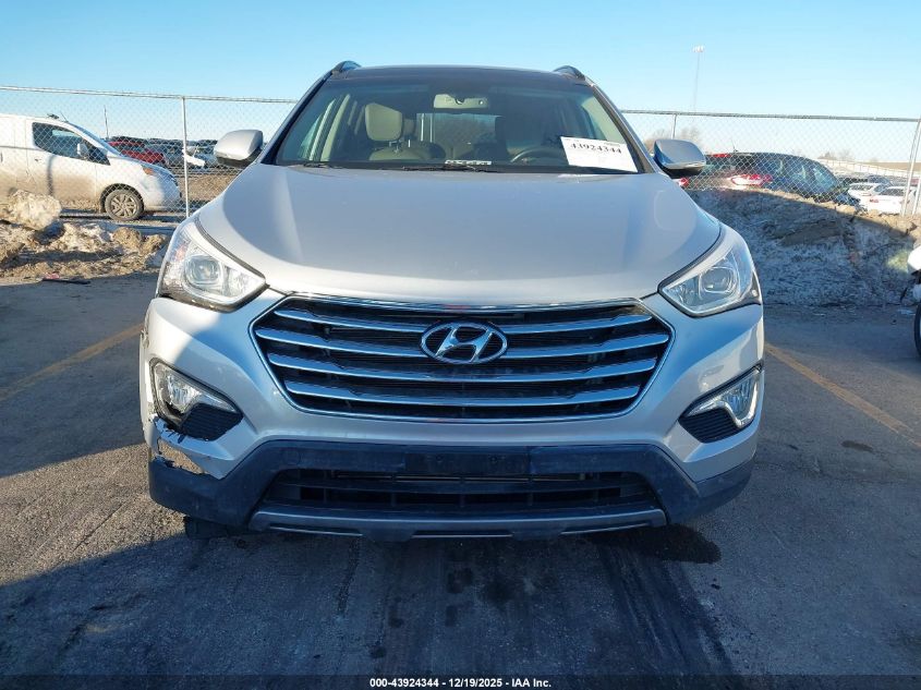 2014 Hyundai Santa Fe Limited VIN: KM8SRDHF7EU071075 Lot: 43924344