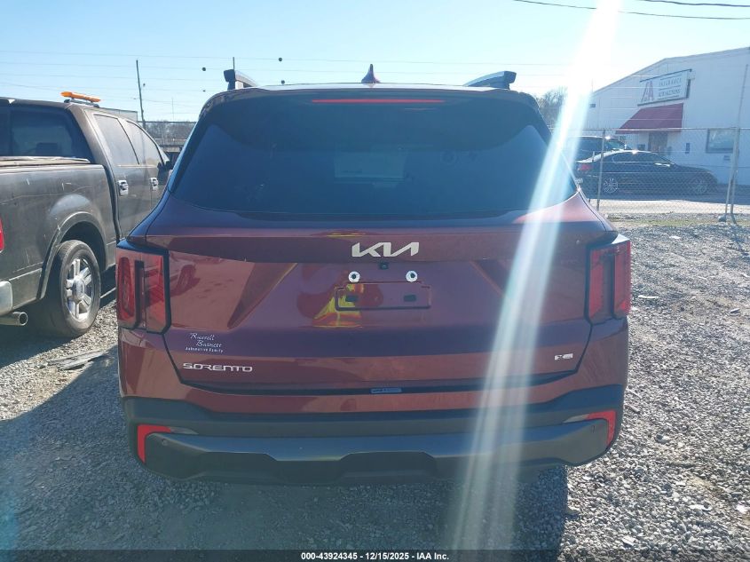 2024 Kia Sorento X-Line Sx VIN: 5XYRKDJF3RG266602 Lot: 43924345