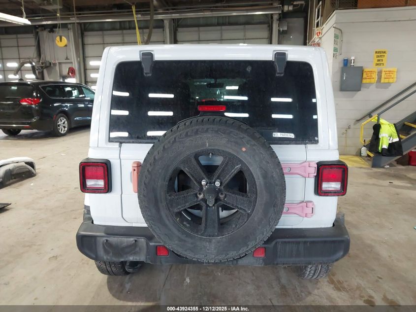 2022 Jeep Wrangler Unlimited Sahara Altitude 4X4 VIN: 1C4HJXEG3NW149845 Lot: 43924355