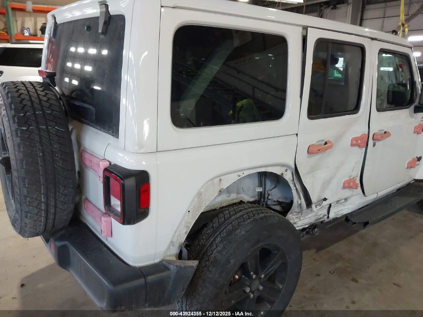 2022 Jeep Wrangler Unlimited Sahara Altitude 4X4 VIN: 1C4HJXEG3NW149845 Lot: 43924355