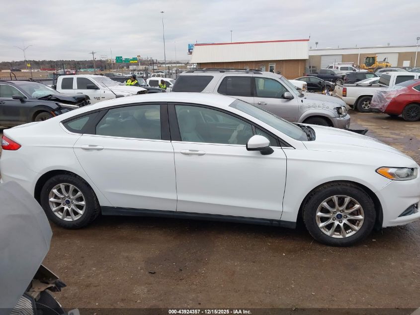 2016 Ford Fusion S VIN: 1FA6P0G78G5122276 Lot: 43924357