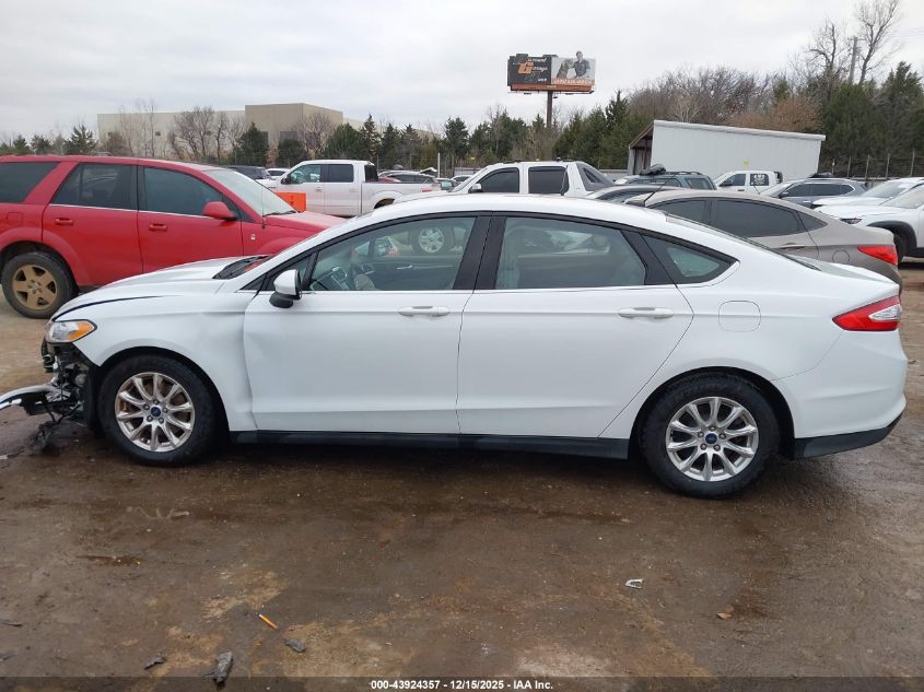 2016 Ford Fusion S VIN: 1FA6P0G78G5122276 Lot: 43924357