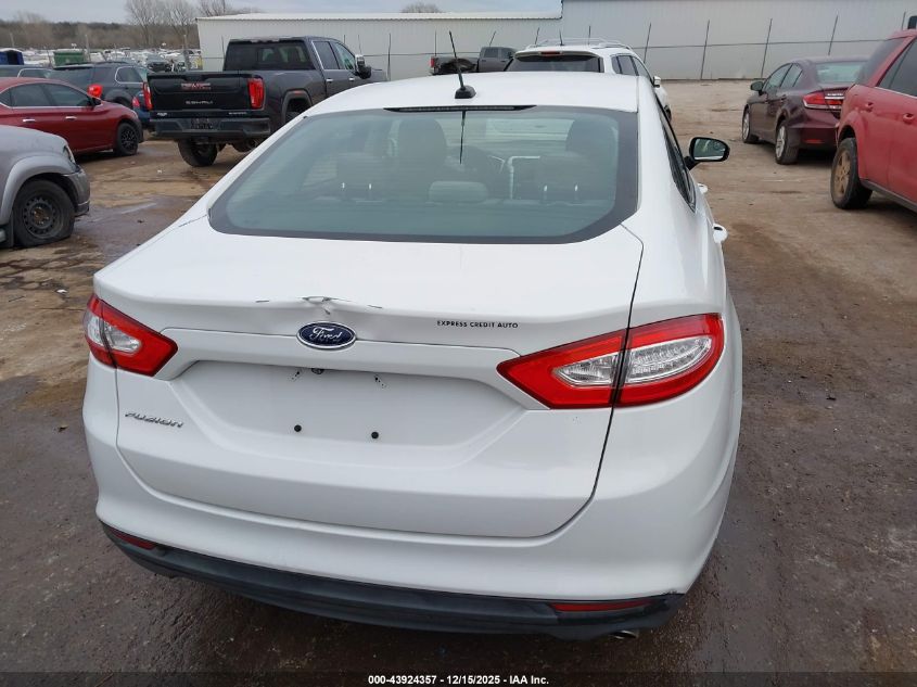 2016 Ford Fusion S VIN: 1FA6P0G78G5122276 Lot: 43924357
