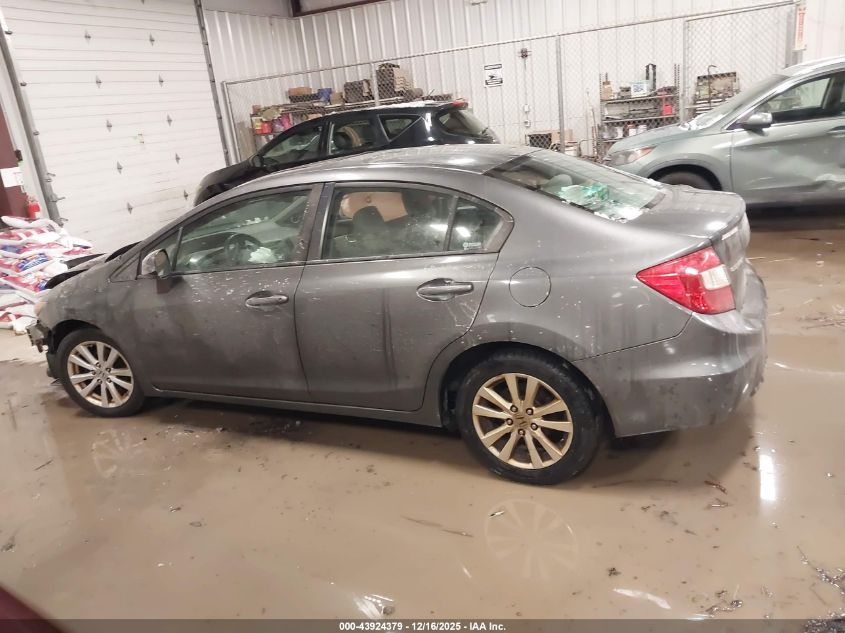 2012 Honda Civic Ex VIN: 2HGFB2F87CH570480 Lot: 43924379