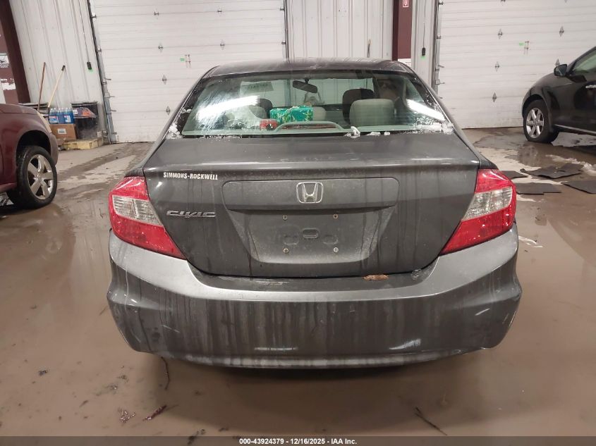 2012 Honda Civic Ex VIN: 2HGFB2F87CH570480 Lot: 43924379