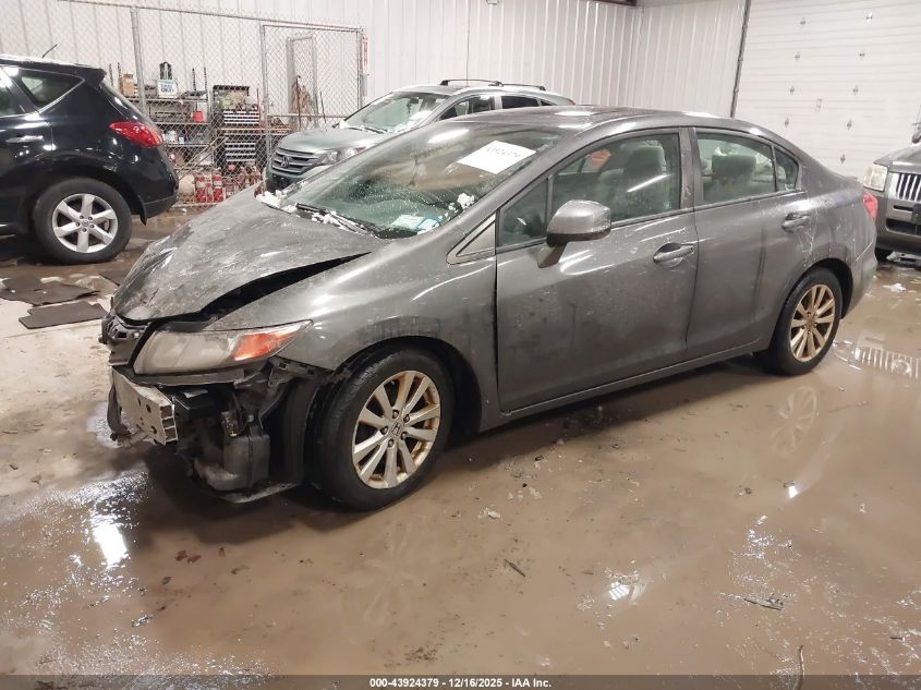 2012 Honda Civic Ex VIN: 2HGFB2F87CH570480 Lot: 43924379