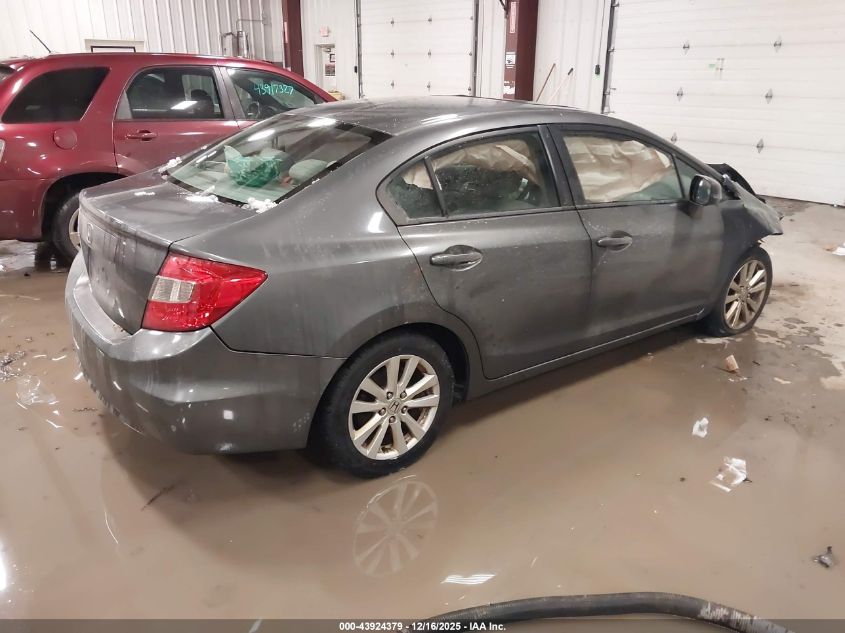 2012 Honda Civic Ex VIN: 2HGFB2F87CH570480 Lot: 43924379
