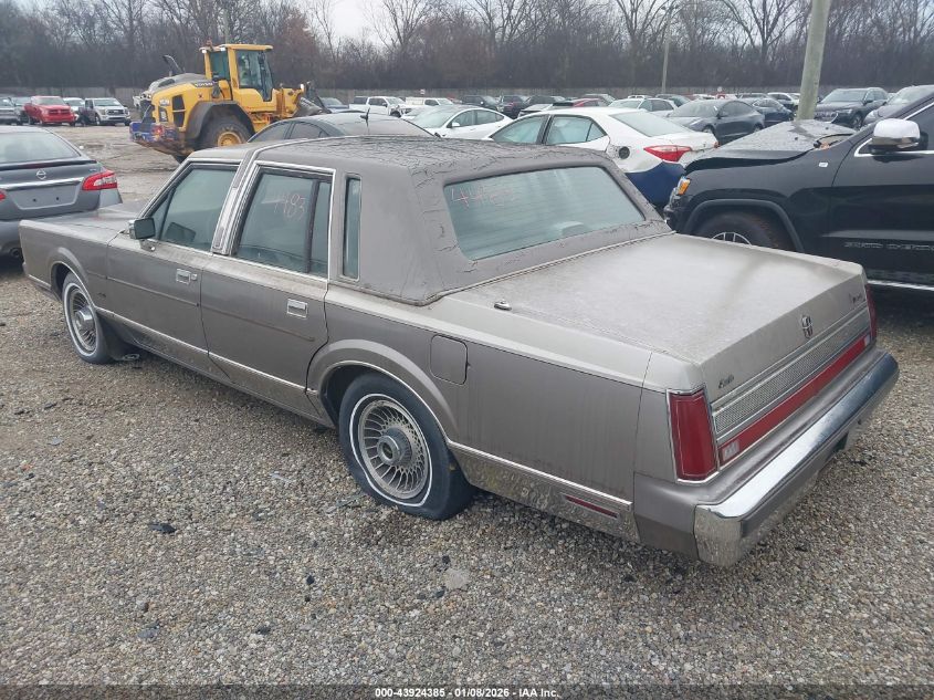 1989 Lincoln Town Car Cartier