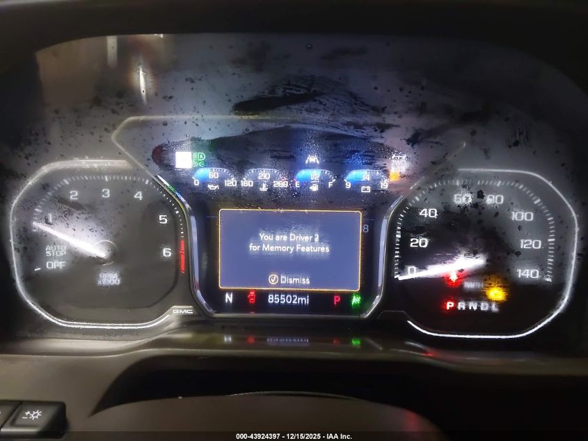 2019 GMC Sierra 1500 Denali VIN: 1GTU9FELXKZ343104 Lot: 43924397