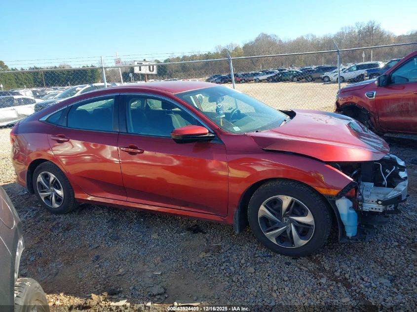 2021 Honda Civic Lx VIN: 2HGFC2F62MH523516 Lot: 43924409