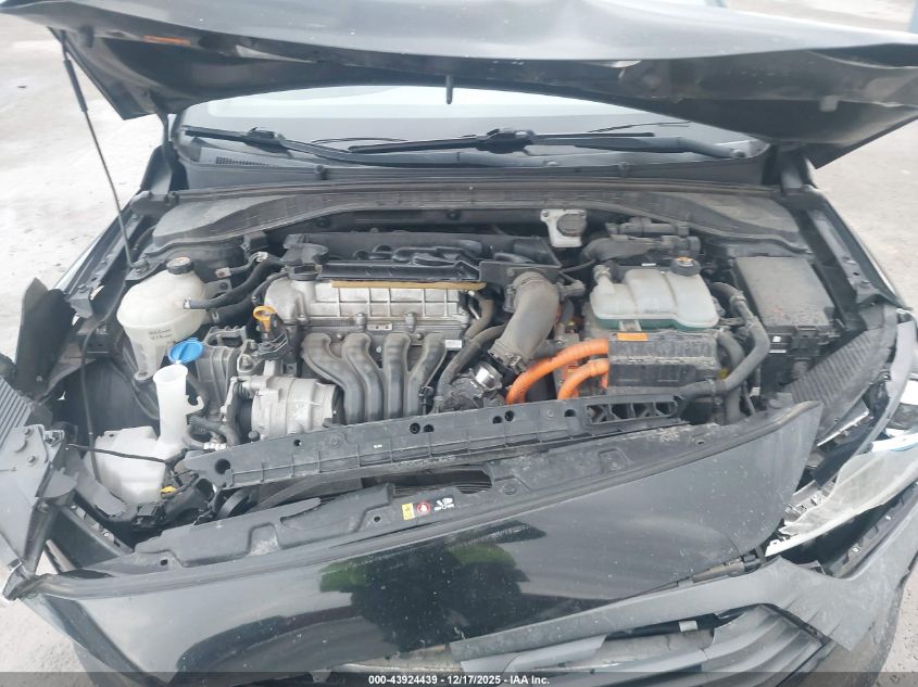 2017 Hyundai Ioniq Hybrid Blue VIN: KMHC65LC9HU047137 Lot: 43924439