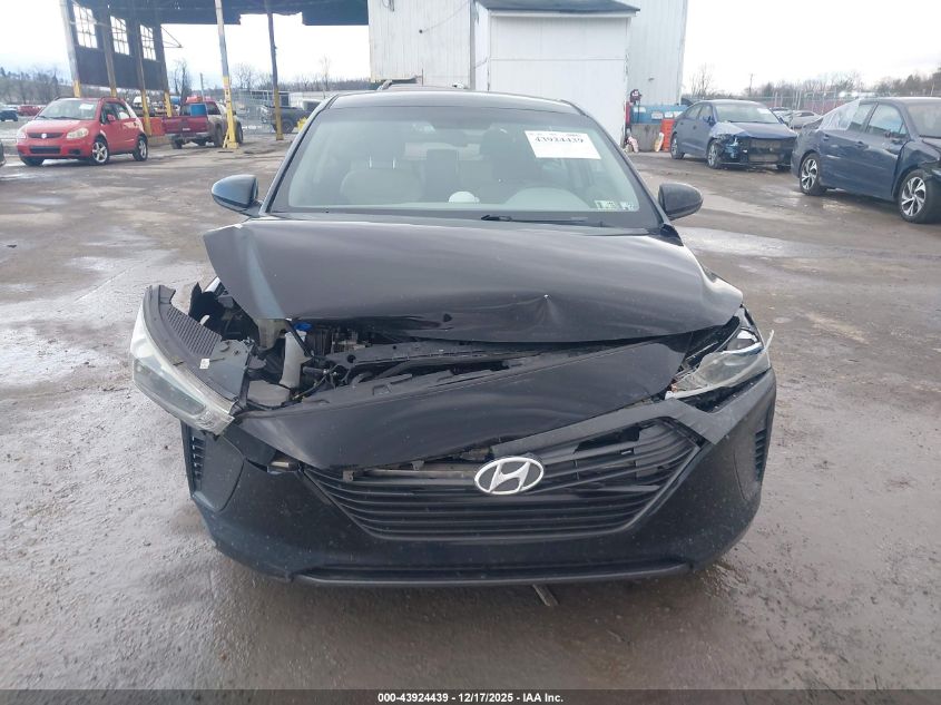 2017 Hyundai Ioniq Hybrid Blue VIN: KMHC65LC9HU047137 Lot: 43924439