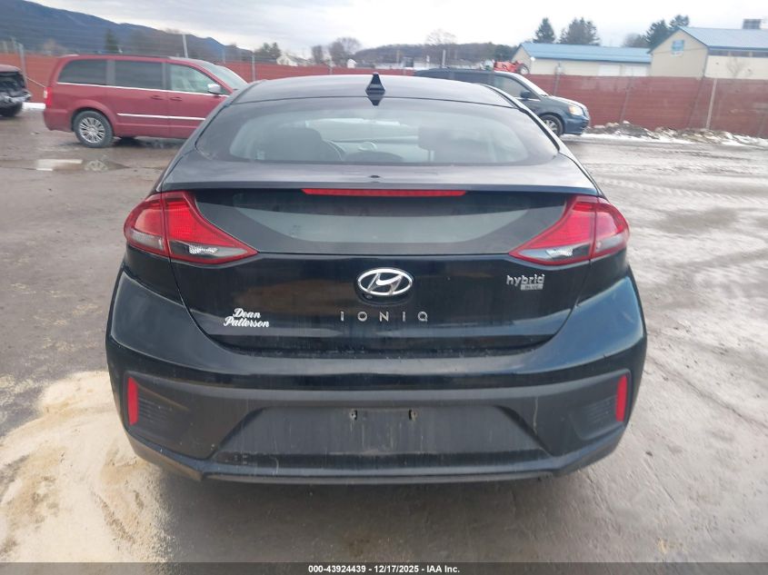 2017 Hyundai Ioniq Hybrid Blue VIN: KMHC65LC9HU047137 Lot: 43924439