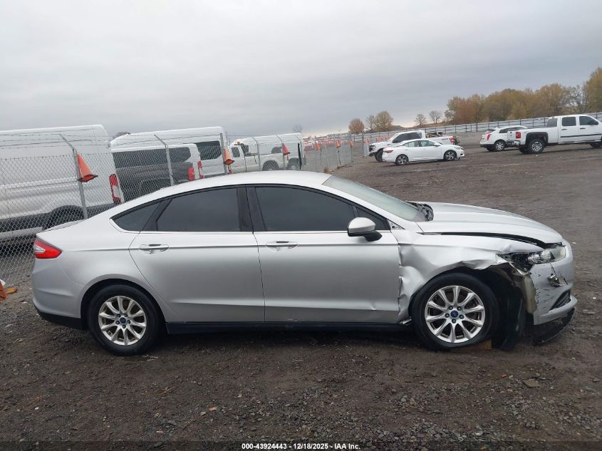 2015 Ford Fusion S VIN: 1FA6P0G72F5101017 Lot: 43924443