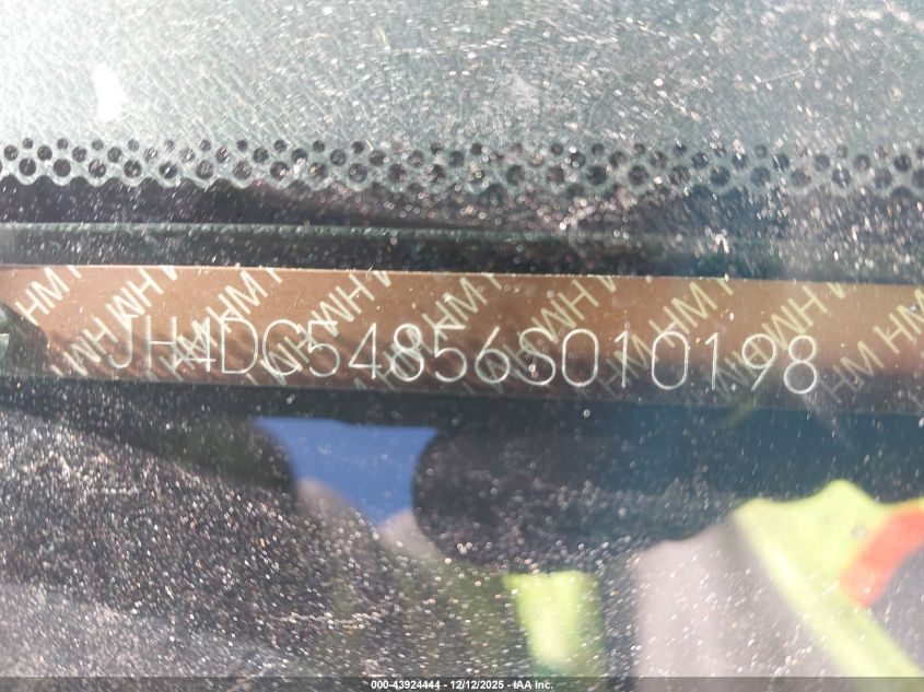 2006 Acura Rsx VIN: JH4DC54856S010198 Lot: 43924444