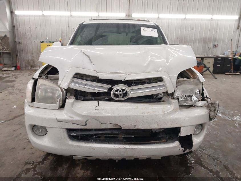 2006 Toyota Sequoia Limited V8 VIN: 5TDBT48A16S258375 Lot: 43924472