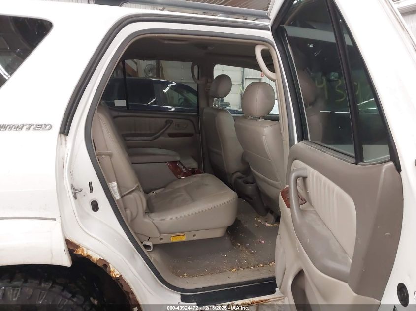 2006 Toyota Sequoia Limited V8 VIN: 5TDBT48A16S258375 Lot: 43924472