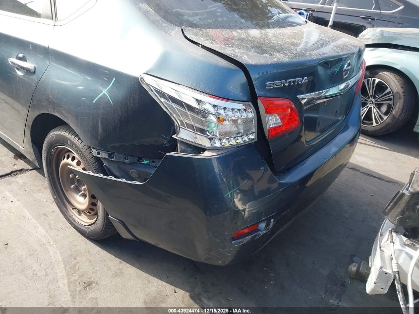 2015 Nissan Sentra Sv VIN: 3N1AB7AP6FY222093 Lot: 43924474
