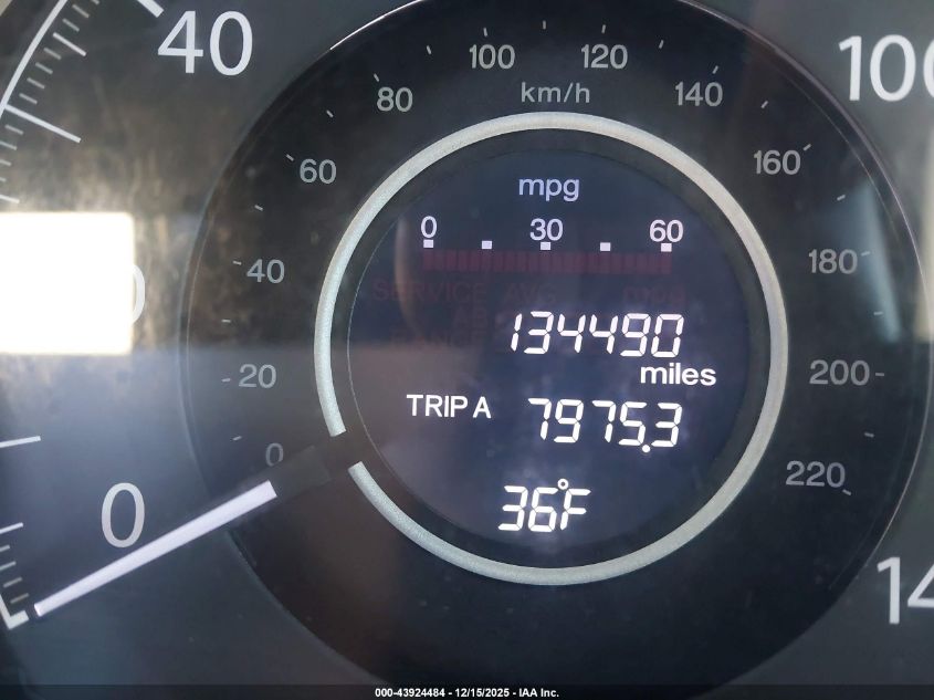 2012 Honda Cr-V Ex VIN: 5J6RM4H52CL079638 Lot: 43924484