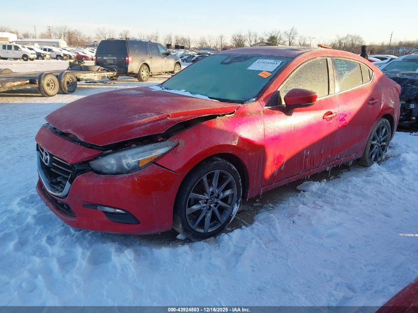 2018 Mazda Mazda3 Touring VIN: 3MZBN1V36JM191549 Lot: 43924503