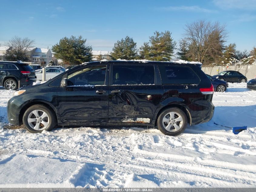 2011 Toyota Sienna Base V6 VIN: 5TDZK3DC5BS153819 Lot: 43924511