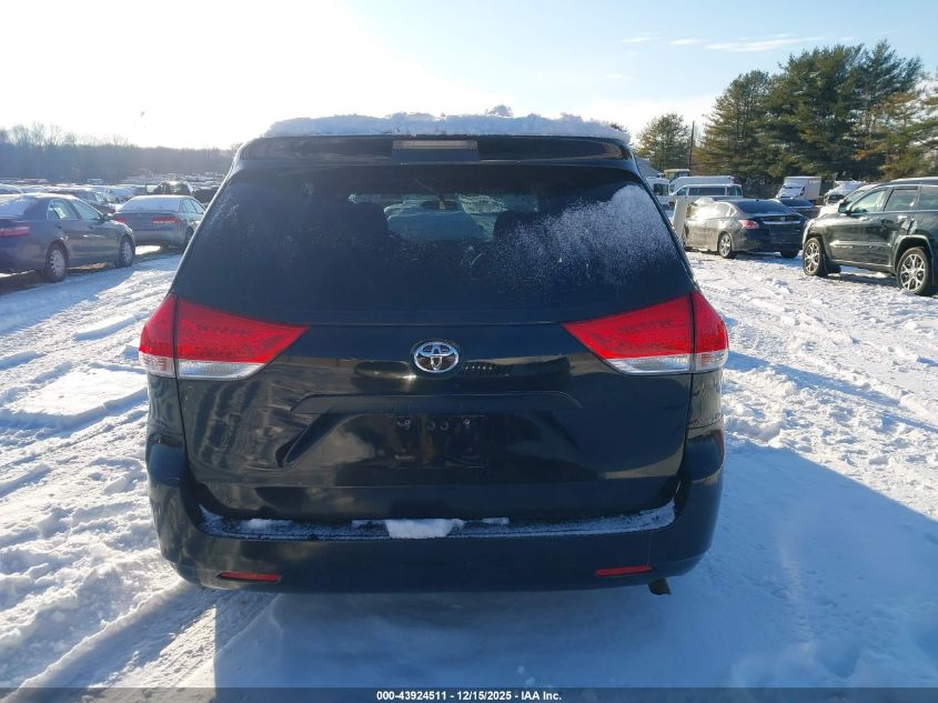 2011 Toyota Sienna Base V6 VIN: 5TDZK3DC5BS153819 Lot: 43924511