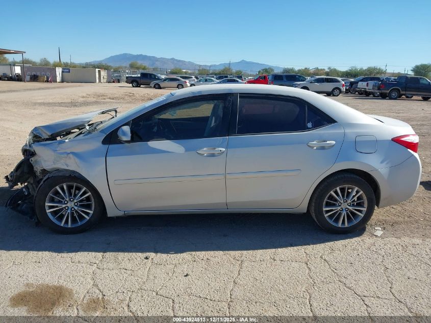 2014 Toyota Corolla Le Plus VIN: 5YFBURHE1EP035046 Lot: 43924513