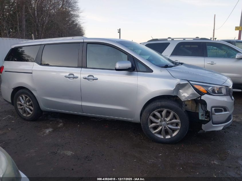 2021 Kia Sedona Ex VIN: KNDMB5C17M6671262 Lot: 43924515